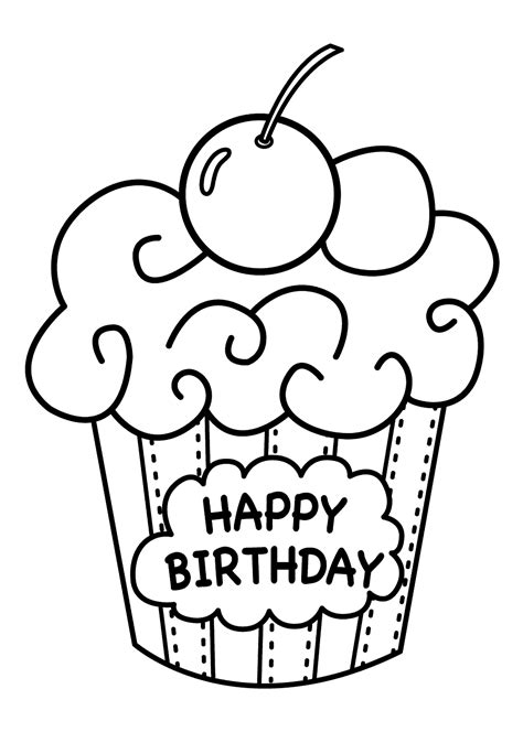 Birthday Coloring Printables