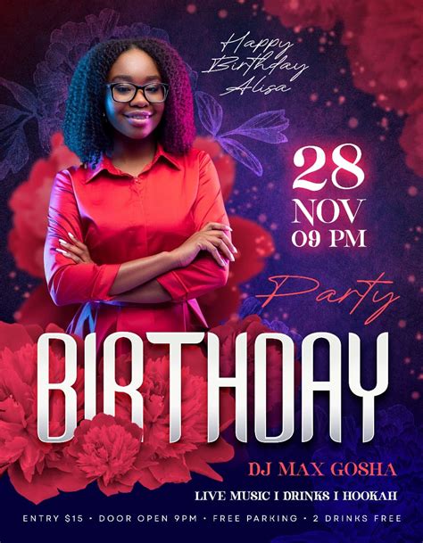 Birthday Flyer Templates Free