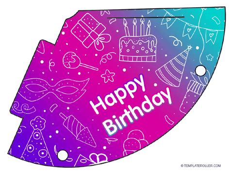 Birthday Hat Template