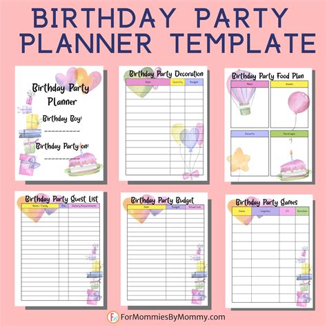 Birthday-Party-Planner
