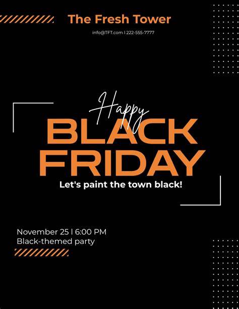 Black Friday Flyer Template