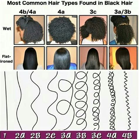Black Hair Chart Type