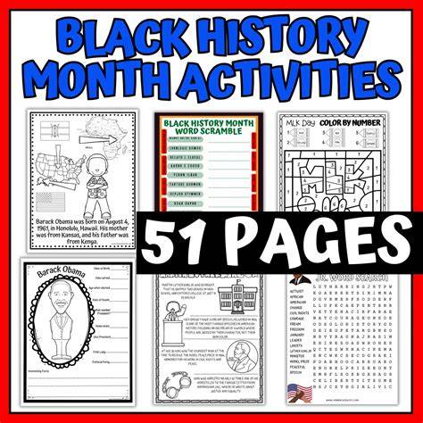 Black History Month Printable Activities