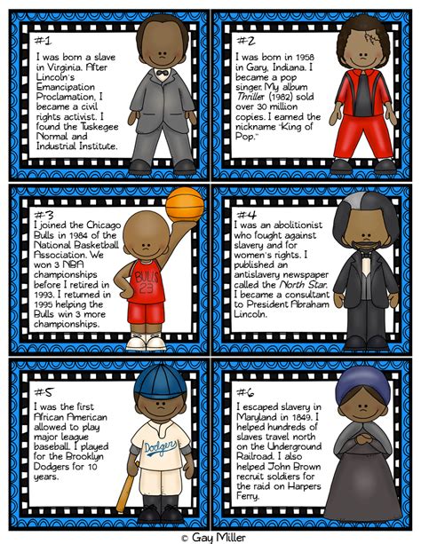 Black History Printables