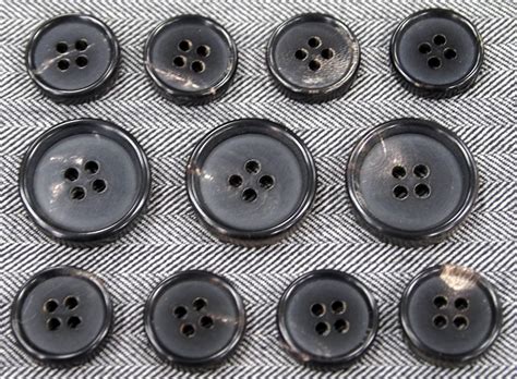 Black Suit Buttons