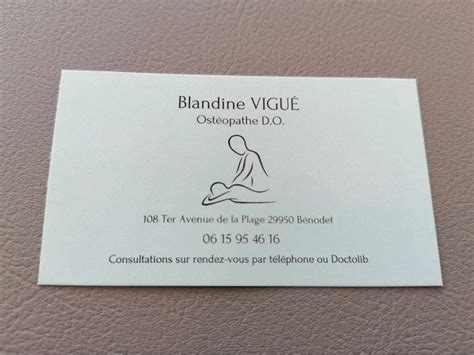 Blandine Vigué Ostéopathe à Bénodet