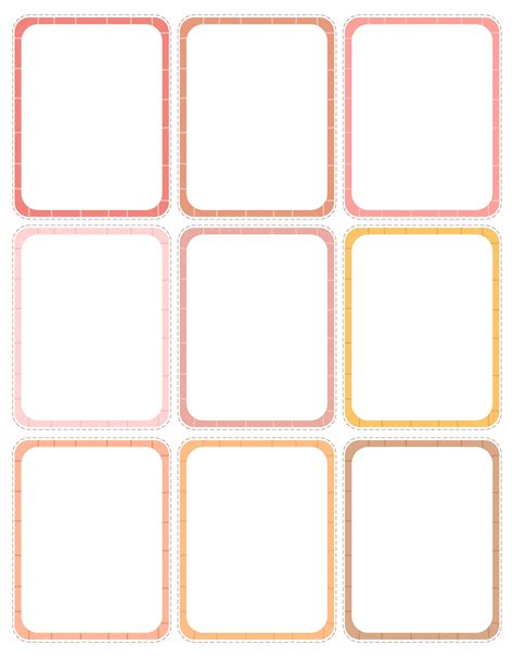 Blank Card Template Free