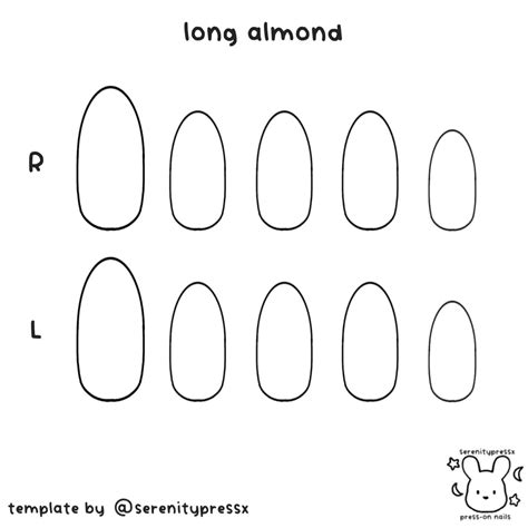 Blank Nail Design Template