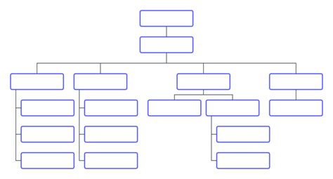 Blank Organizational Chart Template