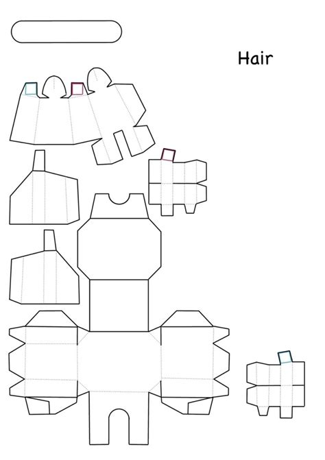 Blank Paper Doll Template