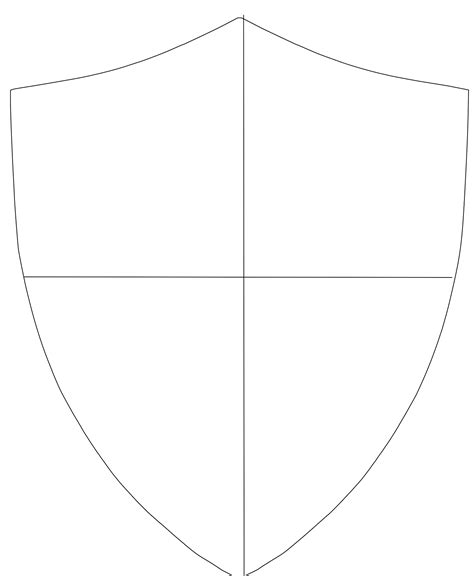 Blank Shield Template