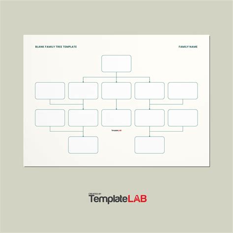 Blank Template For Family Tree