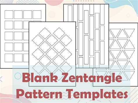 Blank Zentangle Template