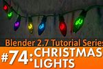 Blender Christmas Lights