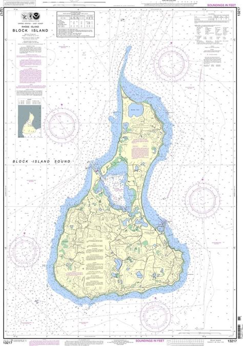 Block Island Nautical Chart