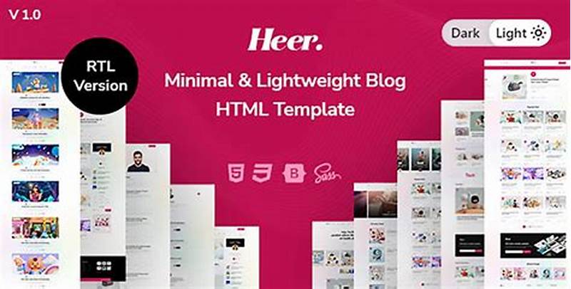Blog Fast Lightweight Html Template
