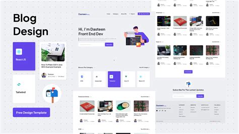 Blog Site Design Template