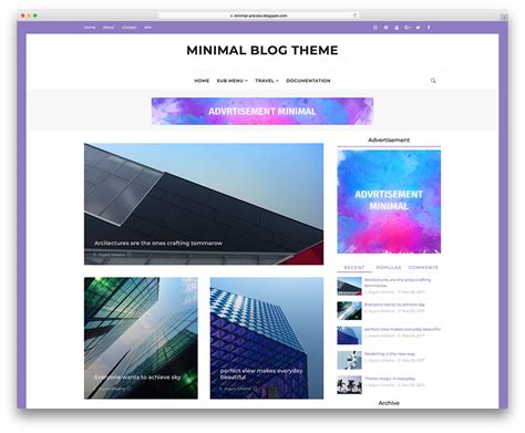 Blogspot Website Templates