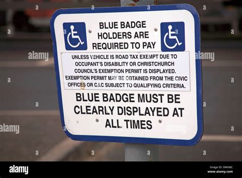 Blue Badge Holders Car Park