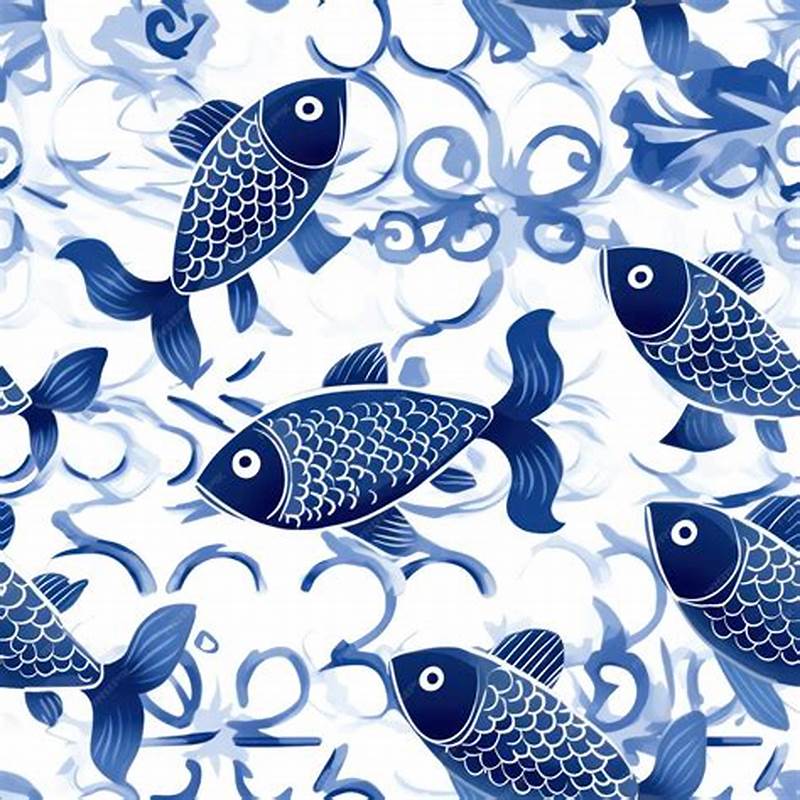 Blue Fish Pattern
