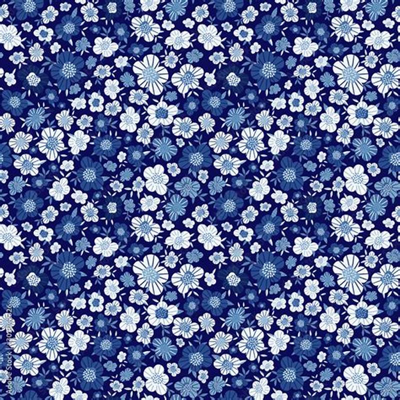 Blue Flower Pattern