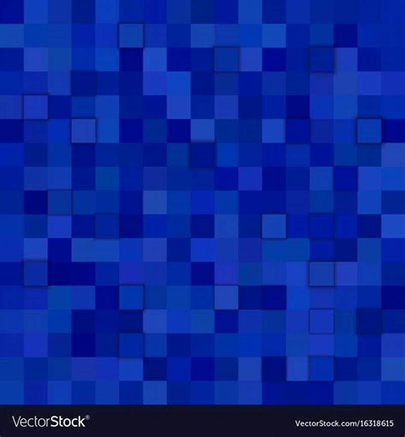 Blue Square Pattern