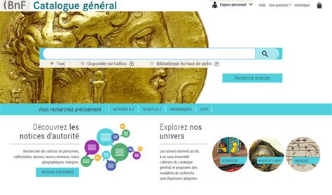 Bnf Catalogue General