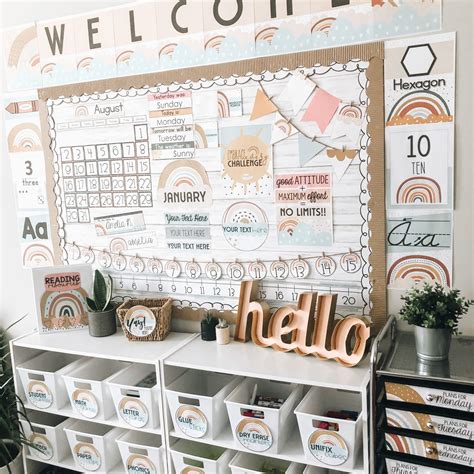 Boho Classroom Decor Printable