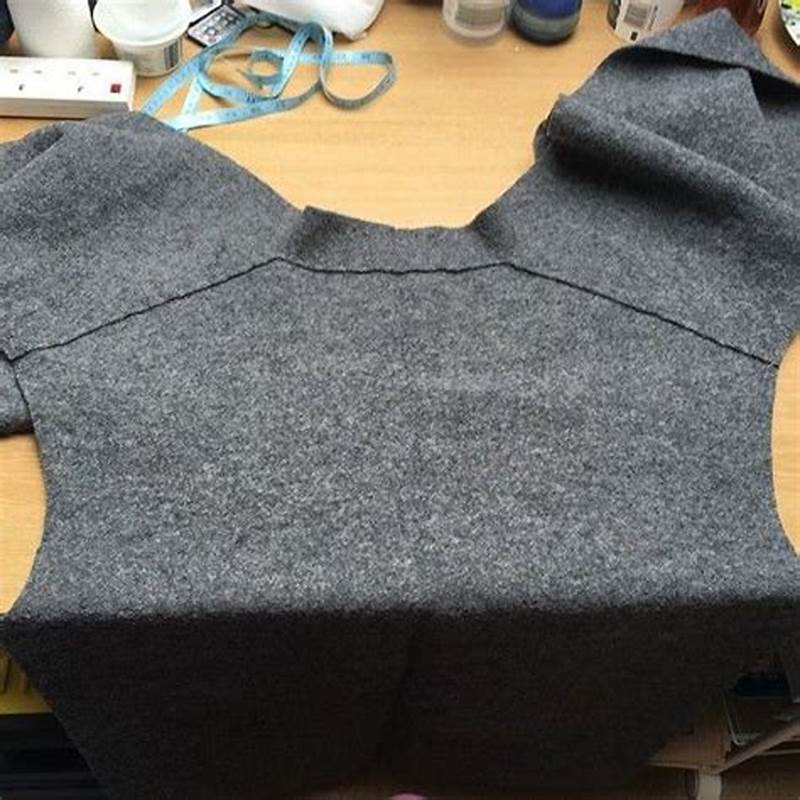 Boiled Wool Jacket Sewing Pattern