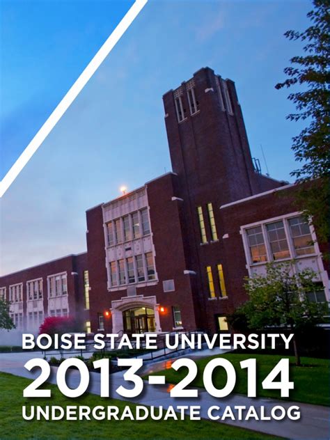 Boise State University Graduate Catalog
