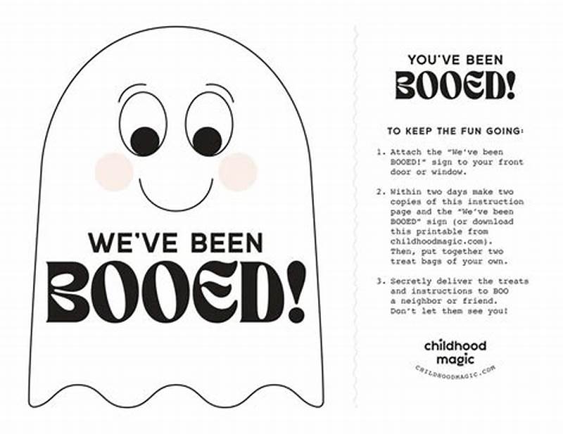 Boo Sign Printable