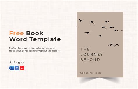 Book Template Free