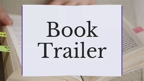 Book Trailer Template
