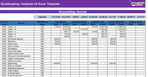 Booking Keeping Template