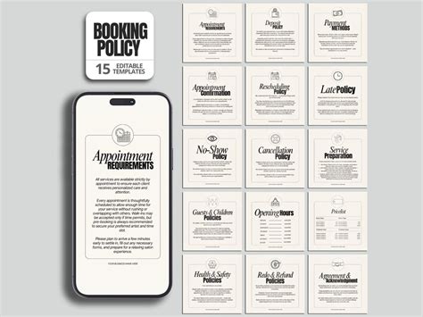 Booking Policy Template
