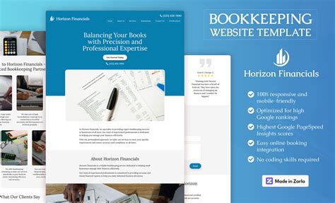 Bookkeeping Website Templates