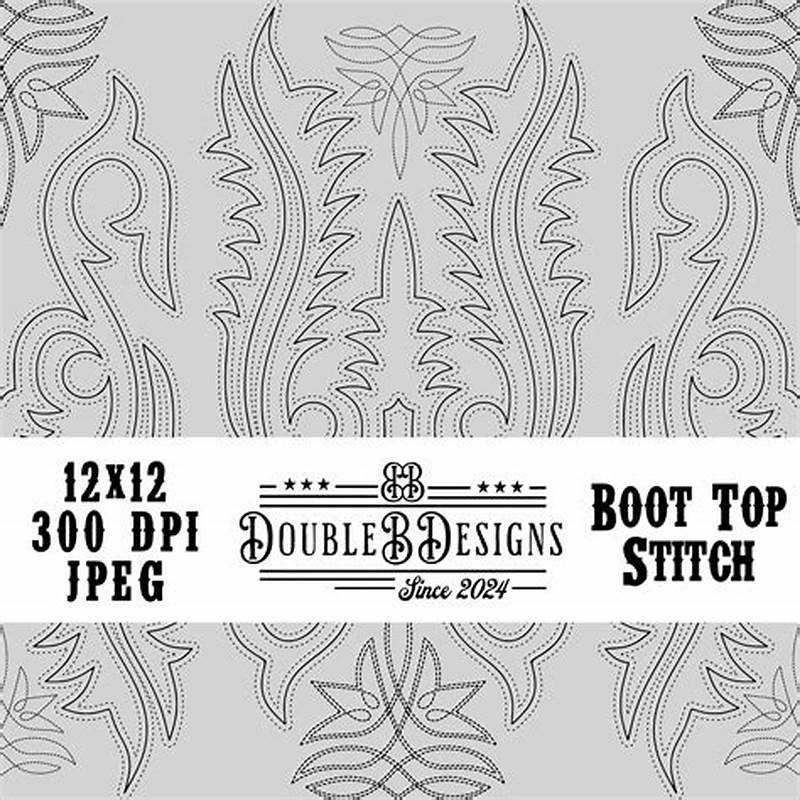Boot Stitching Pattern