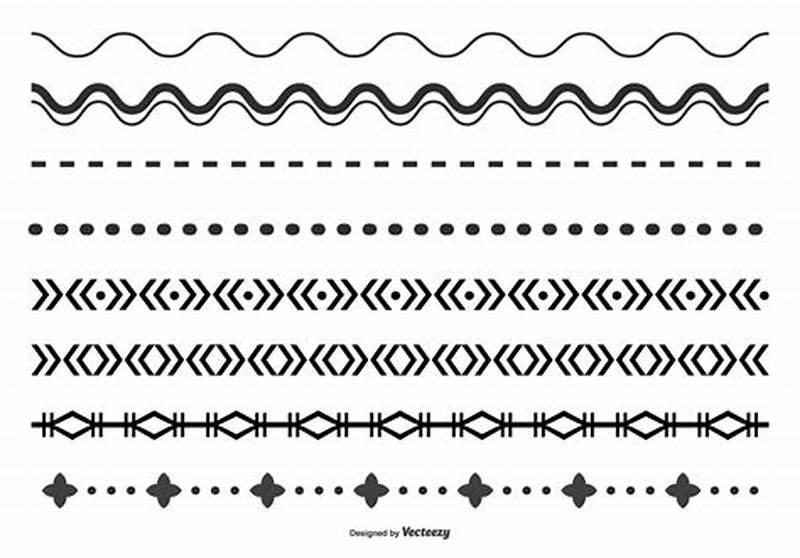 Border Line Pattern