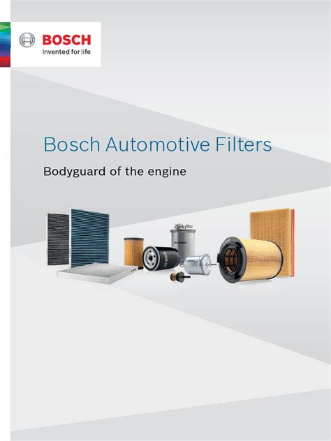Bosch Fuel Filter Catalogue