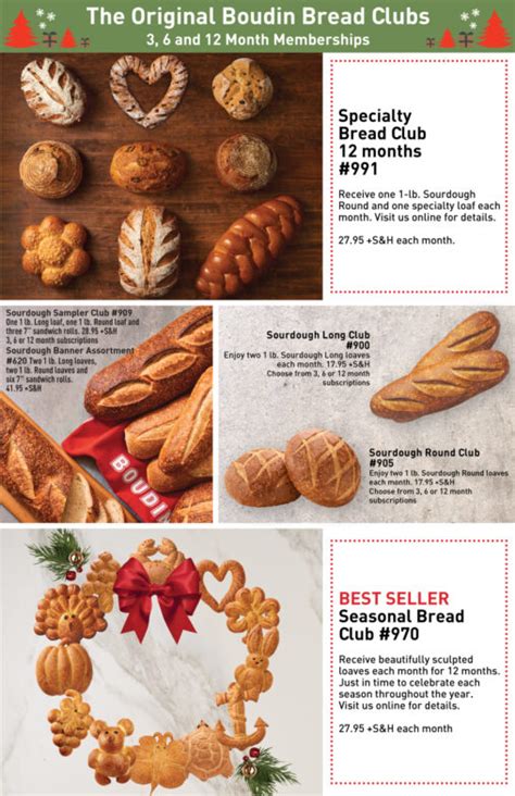 Boudin Bakery Gift Catalog