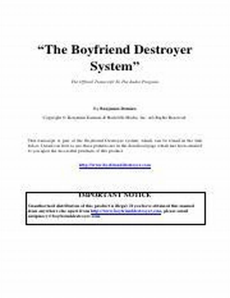 Boyfriend Destroyer Pattern