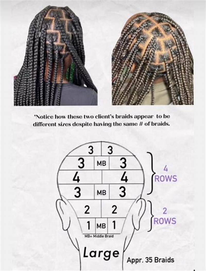 Braid Parting Pattern