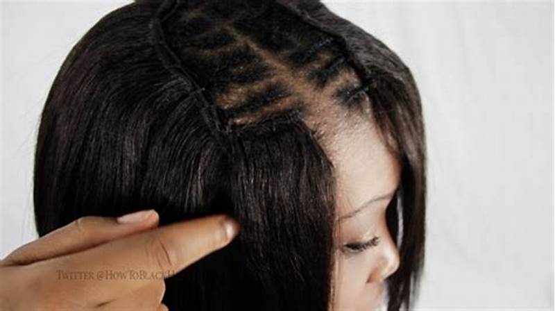 Braid Pattern For Invisible Part Sew In