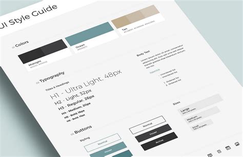 Brand Style Guide Template Free