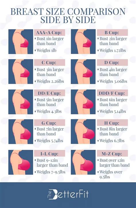 Breast Bra Size Chart