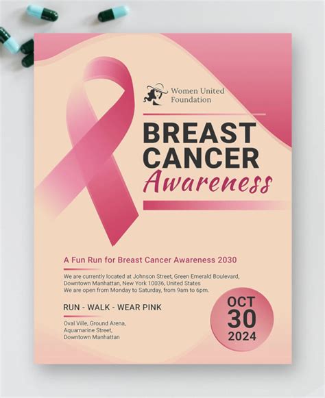 Breast Cancer Flyers Templates Free