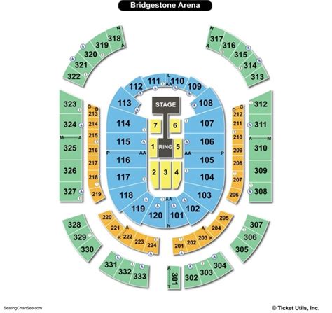 Bridgestone Arena Seating Chart