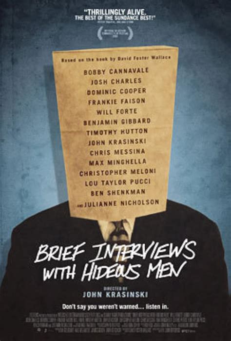 Brief Interviews with Hideous Men (2009) film online,John Krasinski,Julianne Nicholson,Ben Shenkman,Timothy Hutton,Michael Cerveris