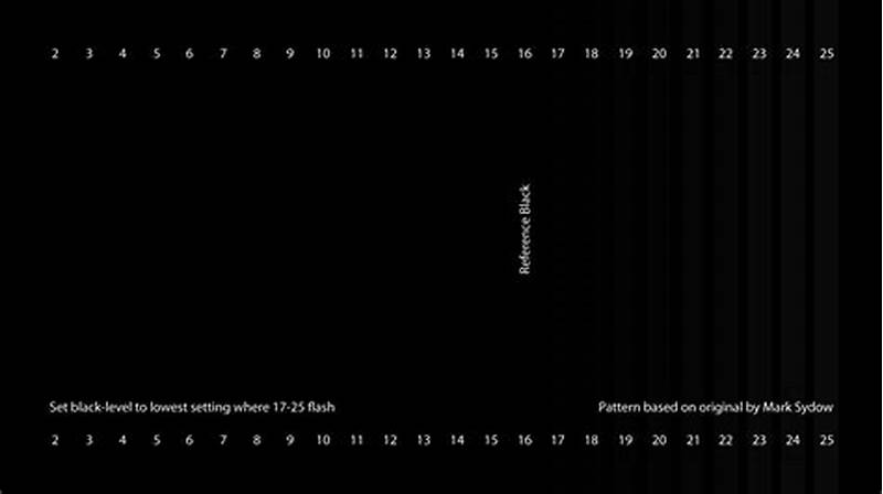 Brightness Test Pattern