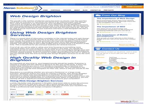Brighton Web Services